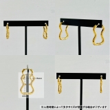 サージカルステンレス オーバル型 フープピアス | feu | 詳細画像4 