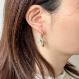 ステンレススチール アレルギー対応素材 フープピアス | feu | 詳細画像14 