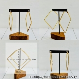 サージカルステンレス オーバル型 フープピアス | feu | 詳細画像4 