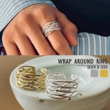 フリーサイズリング 抜け感 ニュアンスデザイン | feu | 詳細画像1