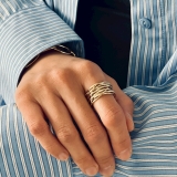 フリーサイズリング 抜け感 ニュアンスデザイン | feu | 詳細画像2