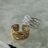 フリーサイズリング 抜け感 ニュアンスデザイン | feu | 詳細画像3