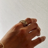 フリーサイズリング 抜け感 ニュアンスデザイン | feu | 詳細画像9