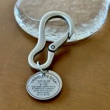 シルバー | キーチャーム フックリング 大ぶり | feu