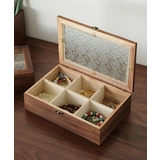 桐木ガラス蓋アクセサリーボックス | aimoha  | 詳細画像10 