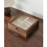 3 | 桐木ガラス蓋アクセサリーボックス | aimoha 