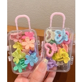 【aimoha-KIDS-】ミニスーツケース入りカラフルヘアクリップセット | aimoha kids | 詳細画像3
