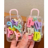 【aimoha-KIDS-】ミニスーツケース入りカラフルヘアクリップセット | aimoha kids | 詳細画像4