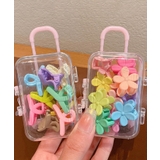 【aimoha-KIDS-】ミニスーツケース入りカラフルヘアクリップセット | aimoha kids | 詳細画像5