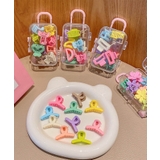 【aimoha-KIDS-】ミニスーツケース入りカラフルヘアクリップセット | aimoha kids | 詳細画像9