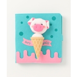 ブルー1 | かわいい動物手帳メモ帳 かわいい メモ 文房具 ステーショナリー 雑貨 女の子 | aimoha