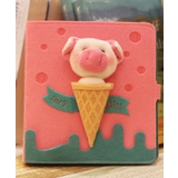 ピンク1 | かわいい動物手帳メモ帳 かわいい メモ 文房具 ステーショナリー 雑貨 女の子 | aimoha