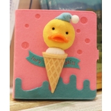 ピンク4 | かわいい動物手帳メモ帳 かわいい メモ 文房具 ステーショナリー 雑貨 女の子 | aimoha