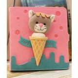 ピンク6 | かわいい動物手帳メモ帳 かわいい メモ 文房具 ステーショナリー 雑貨 女の子 | aimoha