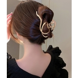 ゴールド | 韓国風アンニュイヘアクリップ 韓国ファッション ヘアアクセサリー | aimoha 