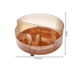 イエロー | 化粧品 調味料 多機能収納ボックス/トレー フタ付き | aimoha