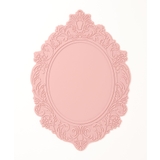 ピンク | レース柄シリコンマット【４サイズ】コースター おしゃれ 鍋敷き | aimoha 