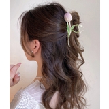 パープル | チューリップ形ヘアクリップ 韓国ファッション ヘアアクセサリー | aimoha