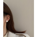 1.0cm | ボリュームパールピアス Jasmine Grandiflorum | aimoha