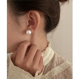 1.4cm | ボリュームパールピアス Jasmine Grandiflorum | aimoha