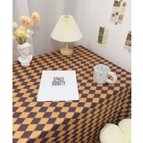 ブラウン1 | Sサイズ aimoha homeチェッカーテーブルクロス | aimoha