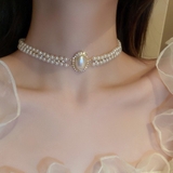 パールネックレス、シルバーネックレス Jasmine Grandiflorum | aimoha | 詳細画像1