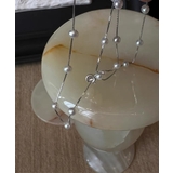 パールネックレス、シルバーネックレス Jasmine Grandiflorum | aimoha | 詳細画像9