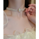 パールネックレス、シルバーネックレス Jasmine Grandiflorum | aimoha | 詳細画像13