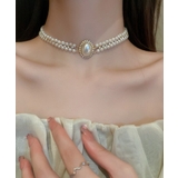 パールネックレス、シルバーネックレス Jasmine Grandiflorum | aimoha | 詳細画像14