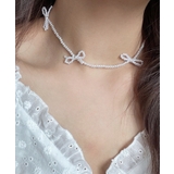 ホワイト3 | パールネックレス、シルバーネックレス Jasmine Grandiflorum | aimoha