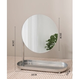 シルバー | 鏡付き 収納スタンド | aimoha 