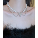 ホワイト5 | パールネックレス、シルバーネックレス Jasmine Grandiflorum | aimoha