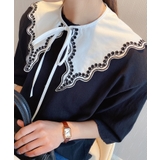 ホワイト | 新作 つけ襟 レース | aimoha 