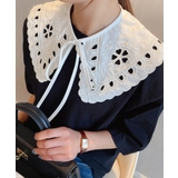 ホワイト2 | 新作 つけ襟 レース | aimoha 