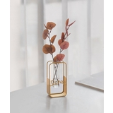 四角 | 広口試験管の一輪挿し ゴールド花瓶 韓国ファッション 韓国インテリア | aimoha