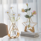 広口試験管の一輪挿し ゴールド花瓶 韓国ファッション 韓国インテリア | aimoha | 詳細画像1