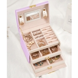 PURPLE | アクセサリーケース ジュエリーボックス 大容量 | aimoha