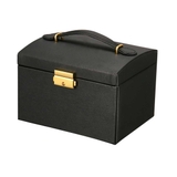 BLACK | アクセサリーケース ジュエリーボックス 大容量 | aimoha