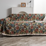 レトロアンティークフリンジ花柄ソファーカバー ソファーカバー マルチカバー | aimoha | 詳細画像1