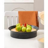 ブラック | 卓上 円形 収納トレイ | aimoha 