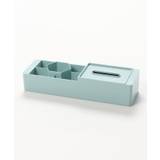 ブルー | ティッシュケース付き 収納ボックス 収納ボックス | aimoha 