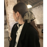 ドット柄ビッグリボンヘアクリップ | aimoha | 詳細画像2