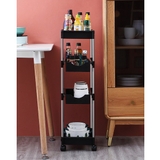 可動式４段引き出し収納ラックカート 可動 キッチンワゴン | aimoha  | 詳細画像10 