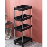 可動式４段引き出し収納ラックカート 可動 キッチンワゴン | aimoha  | 詳細画像13 