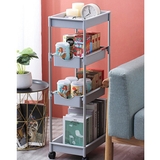 グレー | 可動式４段引き出し収納ラックカート 可動 キッチンワゴン | aimoha 