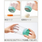 【カラー色指定不可】スライサーカップ 果物 野菜 カット 簡単便利 キッチン  | Amulet | 詳細画像4 