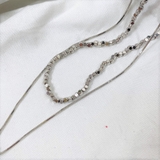 ネックレス メタルハート&ビジューネックレス 2連/2個セット | marcydorn | 詳細画像10