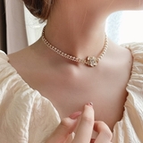 ネックレス ハーフトップゴールドラインフラワーネックレス | marcydorn | 詳細画像6