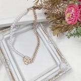 ネックレス ハーフトップゴールドラインフラワーネックレス | marcydorn | 詳細画像7