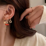 ピアス ミニロック チェリー クロス モチーフピアス 4個セット